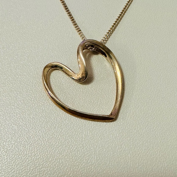 925 Silver Necklace with Heart pendant - Picture 2 of 5